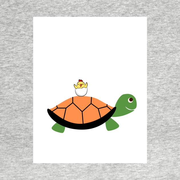 Schildkröte mit Küken by Island of Design